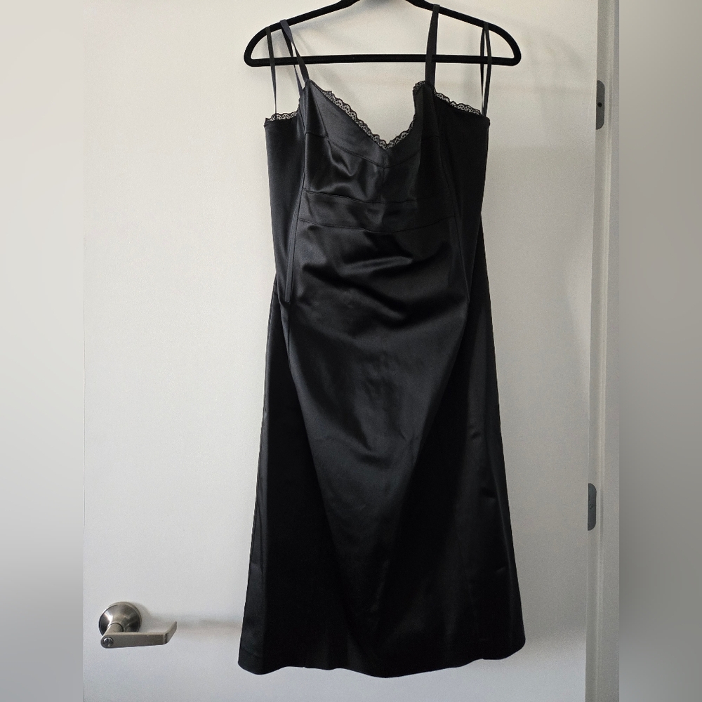 Satin bustier stealth dress size 18